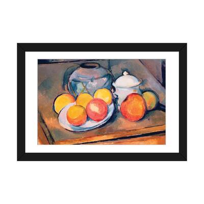 iCanvas "Straw-covered vase, sugar bowl and apples, 1890-93 " by Paul Cezanne