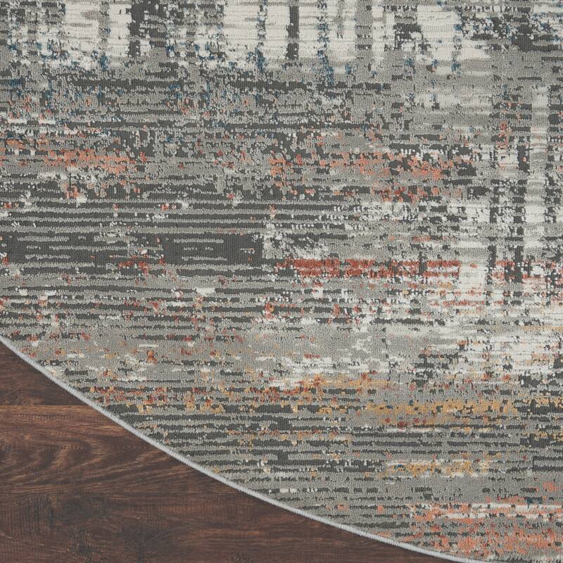 Nourison Rustic Textures Abstract Rustic Area Rug