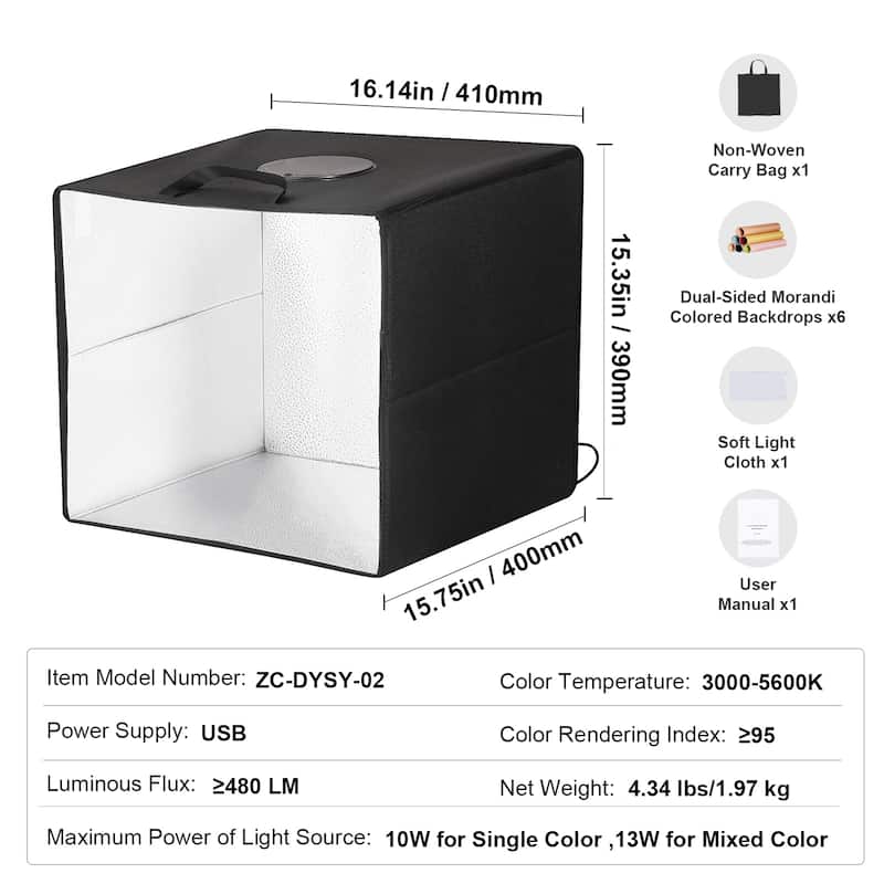Photo Studio Light Box for Product Photography
