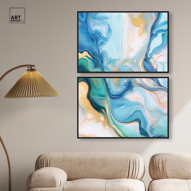 Visions Pastel II Canvas Set of 2 by Art Remedy