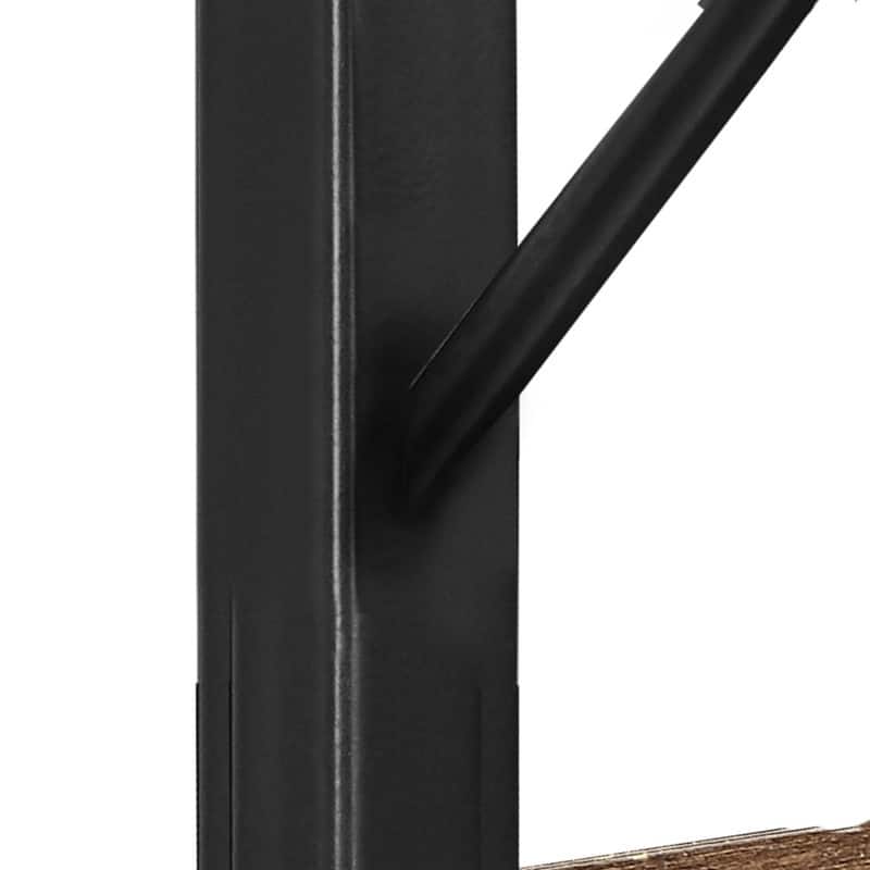 Roul Wood 5 Tiers Bookshelf Modern Bookcase Storage Rack Shelves