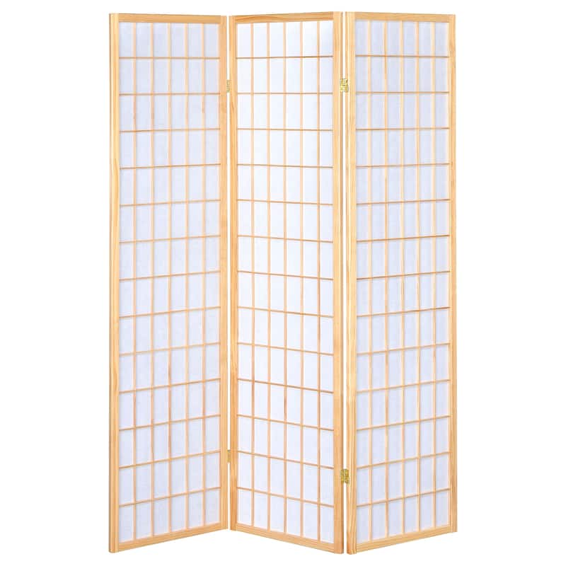 Carrie 3-Panel Room Divider Folding Shoji Screen