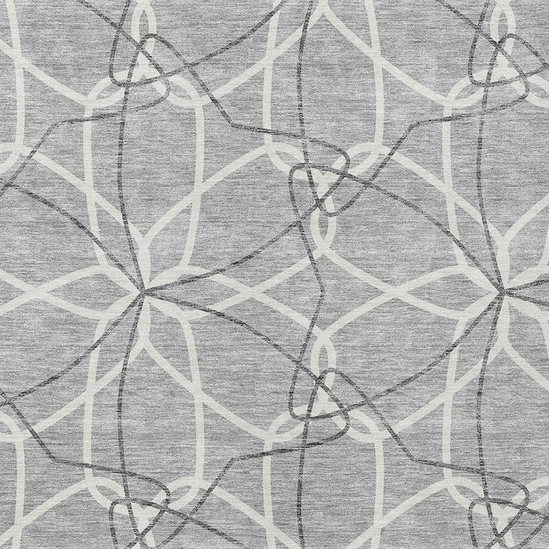 HomeRoots Geometric Modern Rectangle Outdoor Rug