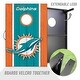 preview thumbnail 4 of 5, Miami Dolphins NFL Compact 2x3 Tailgate Cornhole Board Set