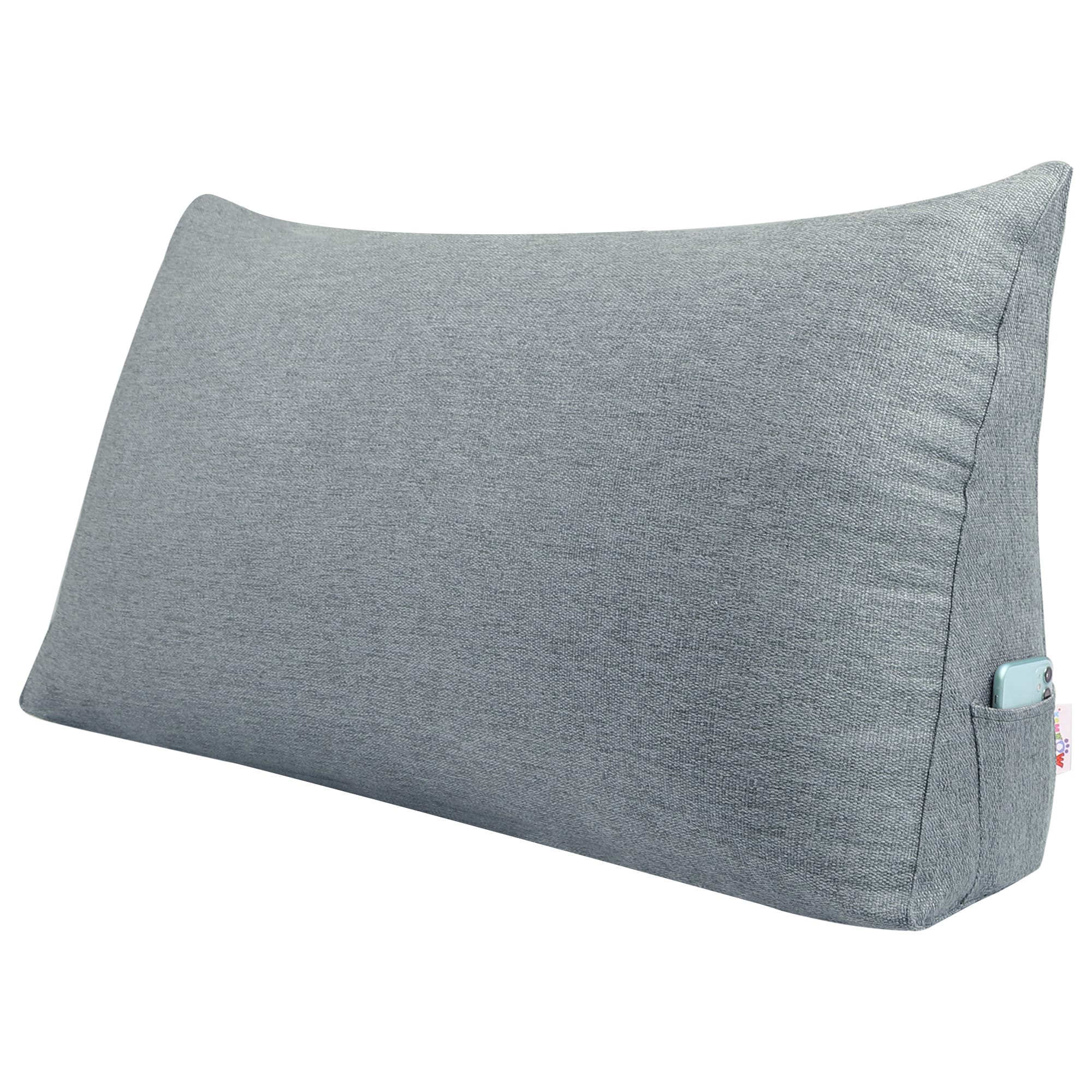 Bed Rest Reading Wedge Pillow Alternative Headboard Back Support - On Sale  - Bed Bath & Beyond - 34626699