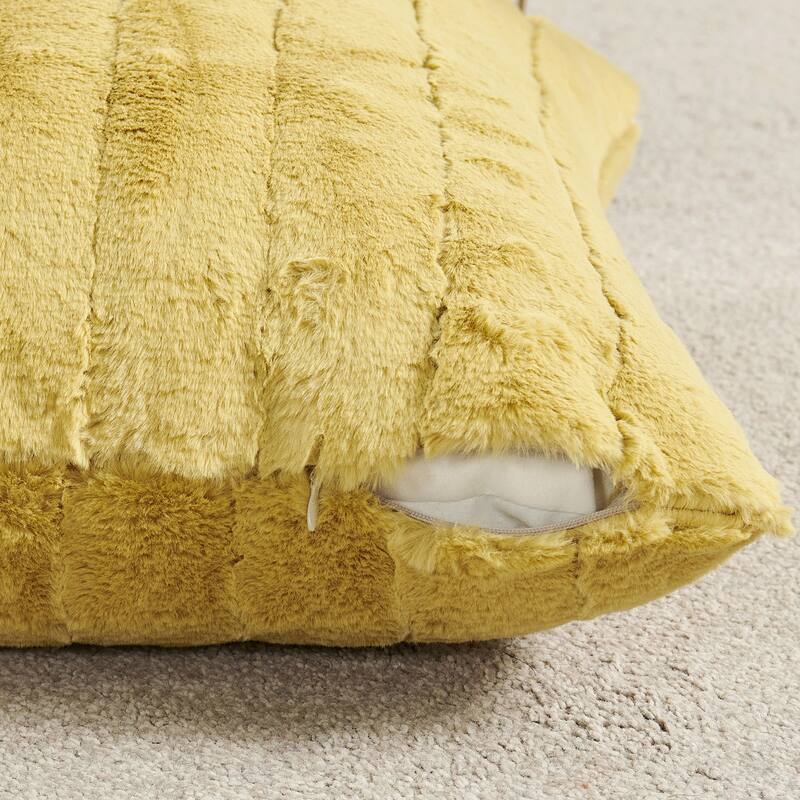 Supermink Soft Solid Throw Pillow Covers Set of 4, NO INSERT