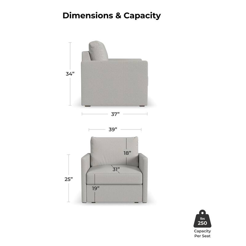 Flex Modular Armchair by Flexsteel