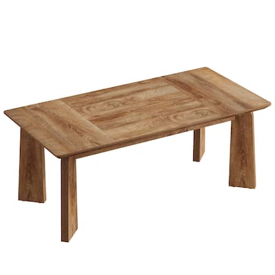 62-Inch Rectangular Conference Table for 6 People