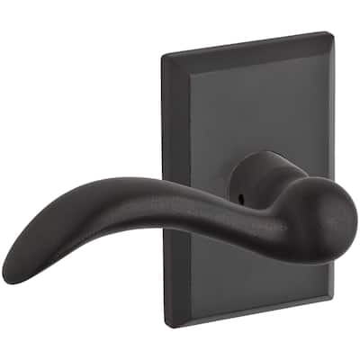Baldwin Arch Keyed Entry Single Cylinder Leverset with Rustic Square