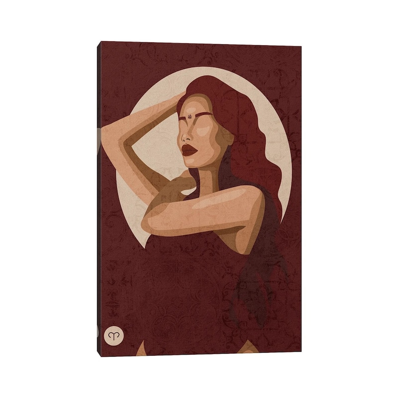 iCanvas "Zodiac Sign | Aries" by Phung Banh Canvas Print
