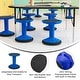 preview thumbnail 3 of 17, Commercial Fixed Height Collaborative Wobble Stool - 12.75"W x 12.75"D x 16"H