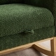 preview thumbnail 17 of 59, Mid-Century Modern Nursery Rocking Armchair Glider Rocker With Retractable Footrest For Living Room