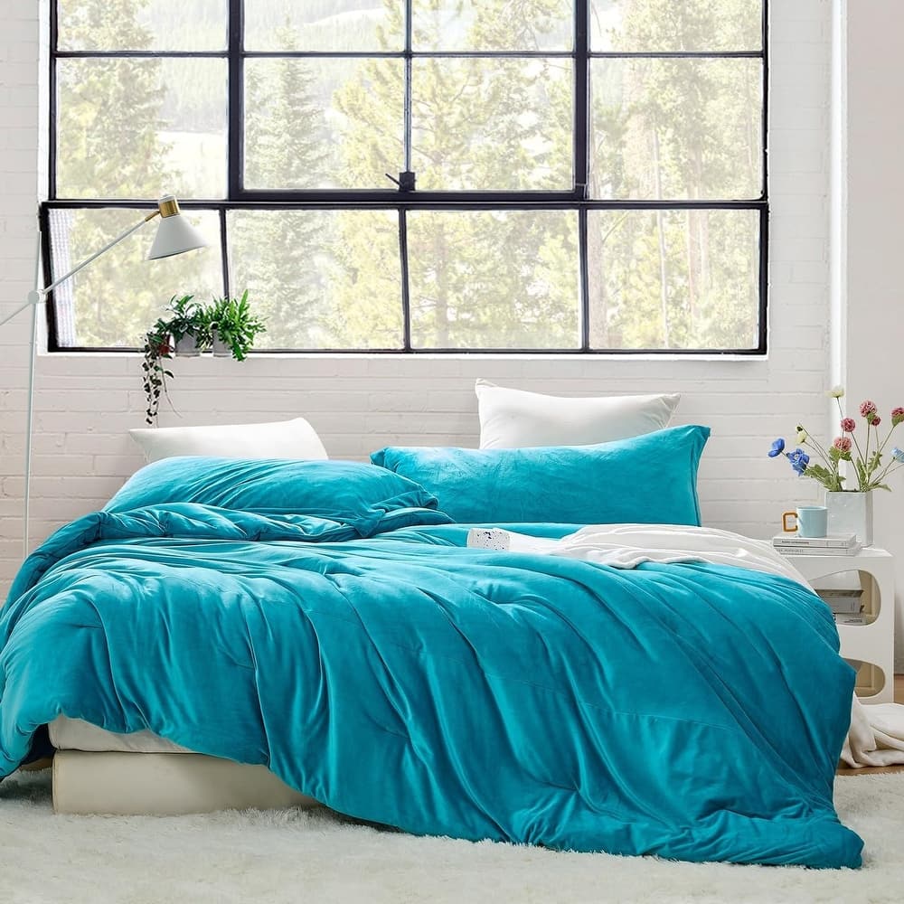 Love Thick® - Lush Coma Inducer Oversized Comforter Set - Tahitian Teal