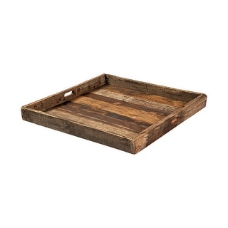 Carson Brown Reclaimed Wood Tray (Small) - Bed Bath & Beyond - 34275555