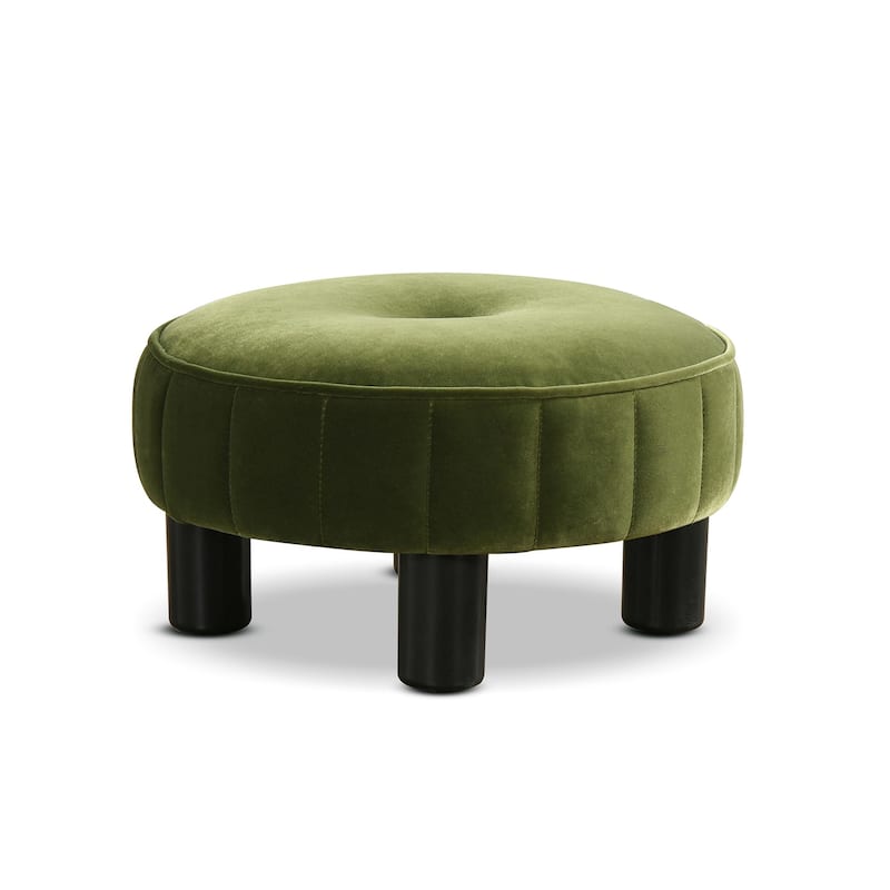 Riley 16" Round Footstool Ottoman