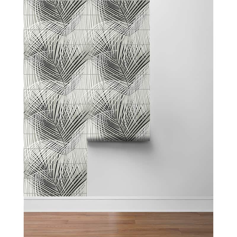 Lillian August Palm Tile Peel and Stick Wallpaper