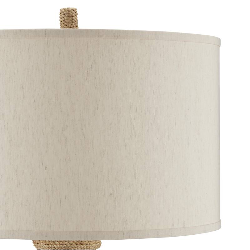 Currey & Company Joppa Rope Table Lamp - 28.5"h x 18"dia