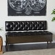 preview thumbnail 1 of 17, Bronze Metal Storage Bench with Tufted Faux Leather Bronze