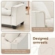 preview thumbnail 25 of 55, Roomfitters 100 x 59" Modern Convertible L-Shaped Sectional Sofa with Free Pillows, 4-Seat Suede Velvet Sleeper Sofa