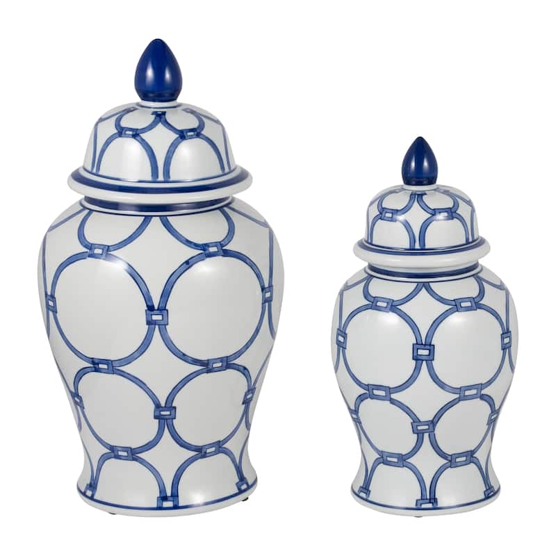 Sagebrook Home Temple Ceramic Jar