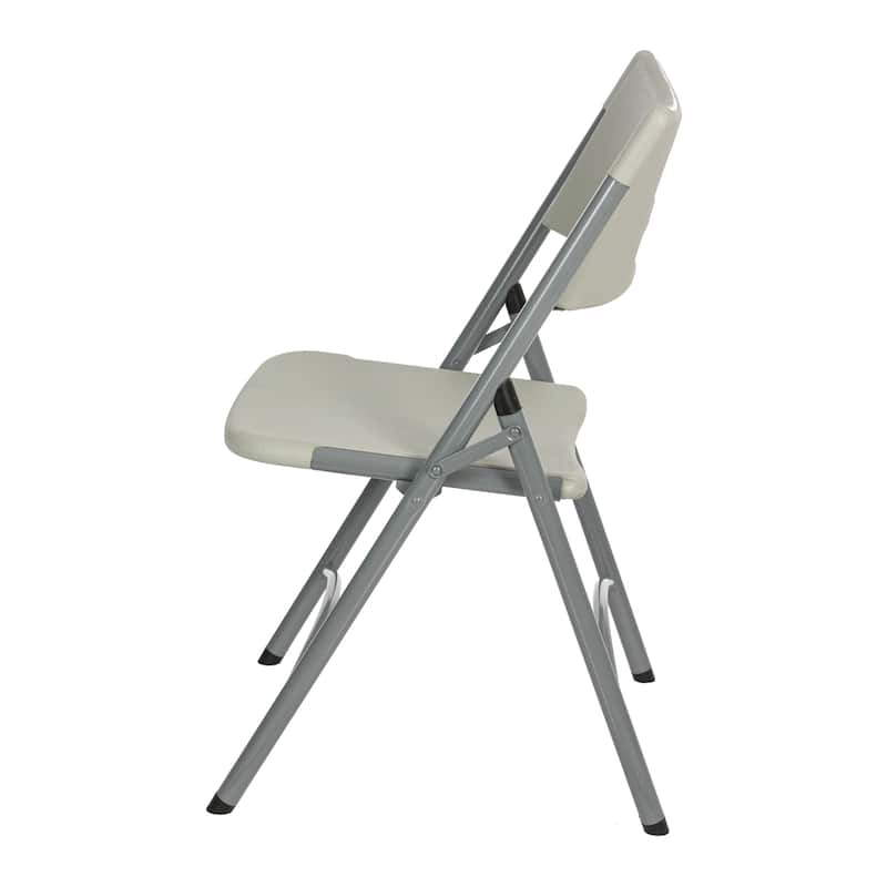 Hampden Furnishings Gwyneth Collection Resin Folding Chair, Pack of 4