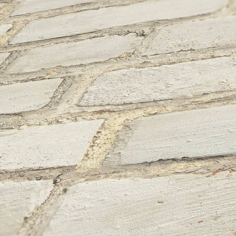Galerie Wallcoverings Bricks and More Collection Coastal Brick Effect Matte Finish Vinyl on Non-woven Wallpaper Roll