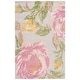 preview thumbnail 3 of 9, SAFAVIEH Handmade Glamour Mazal Floral Wool Rug 4' x 6' - Pink/Grey - Rectangle