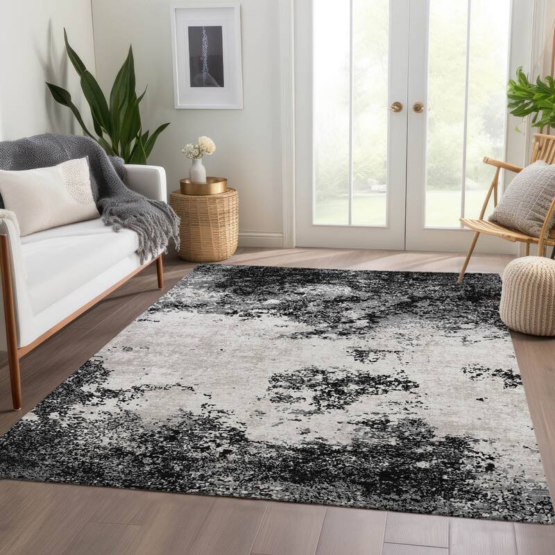 Premium Washable Super Soft Abstract Solid Mayfield Rug