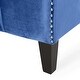 preview thumbnail 5 of 10, Weymouth Contemporary Channel Stitch Velvet Settee by Christopher Knight Home