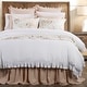 preview thumbnail 6 of 4, HiEnd Accents Lily Washed Linen Gathered Bed Skirt