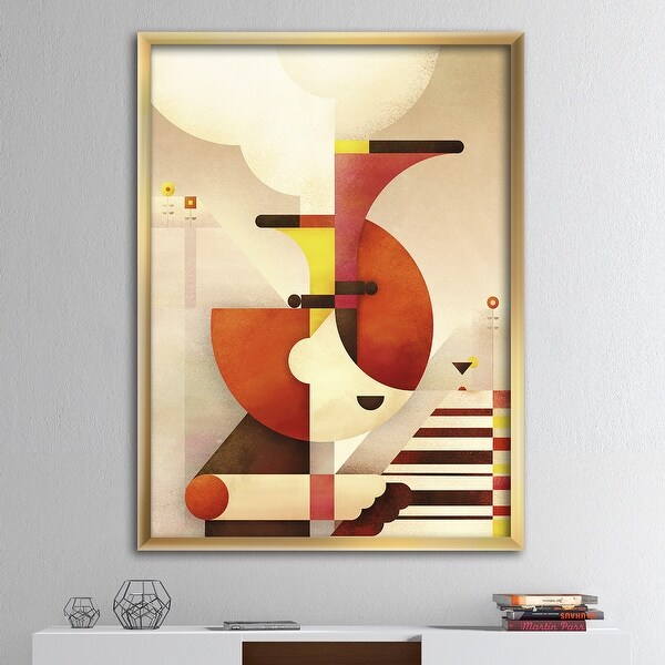 Designart 'All That Jazz' Mid-Century Modern Premium Framed Art Print. Opens flyout.