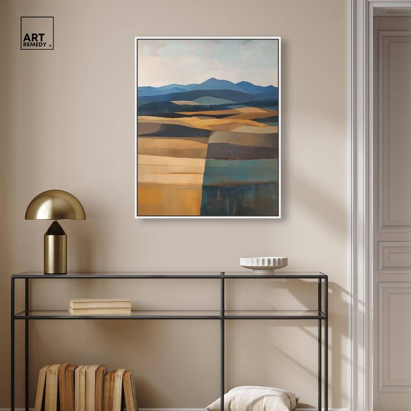 Clash of Shades Canvas by Art Remedy