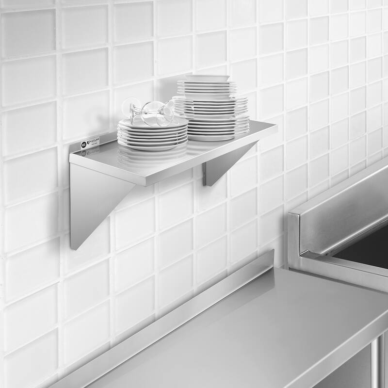 Stainless Steel Shelf NSF Commercial Kitchen Wall Shelving