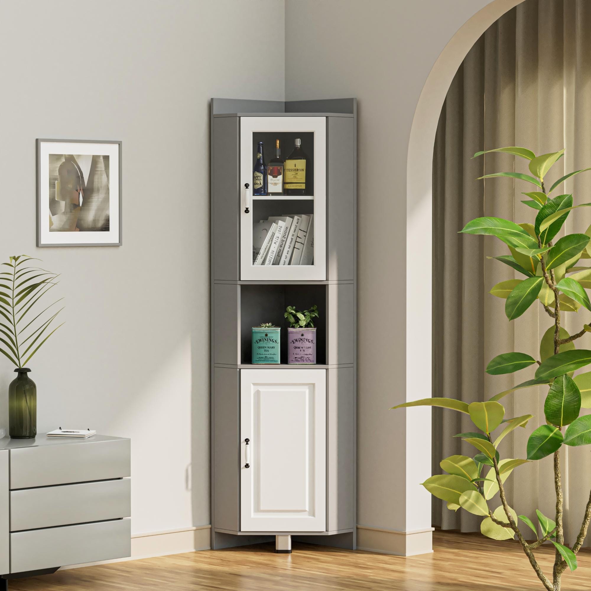 White-Wood-Display-Corner-