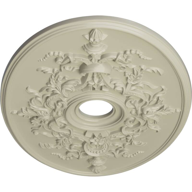 30 3/4"W x 21/14"H x 3 7/8"ID x 1 5/8"P Alexa Ceiling Medallion