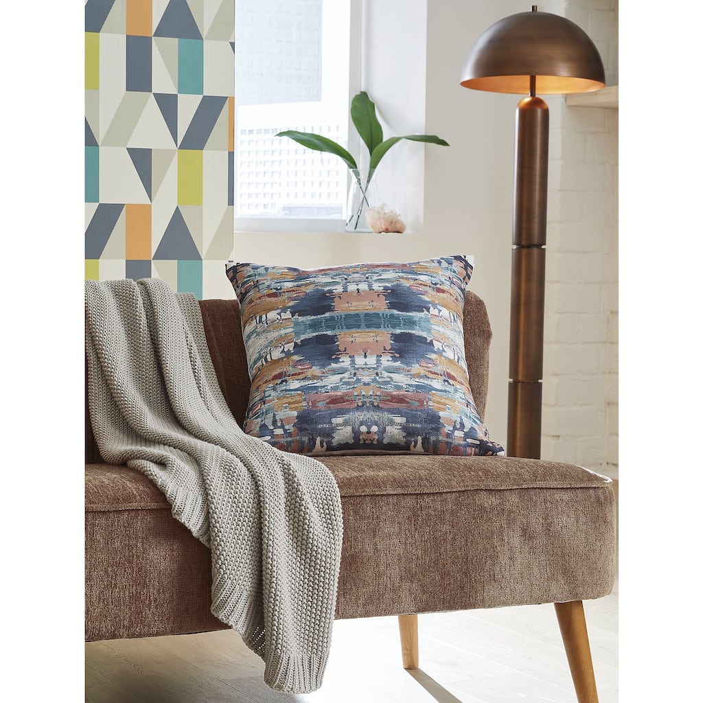 Signature Design by Ashley Kennick Blue/Orange Pillow