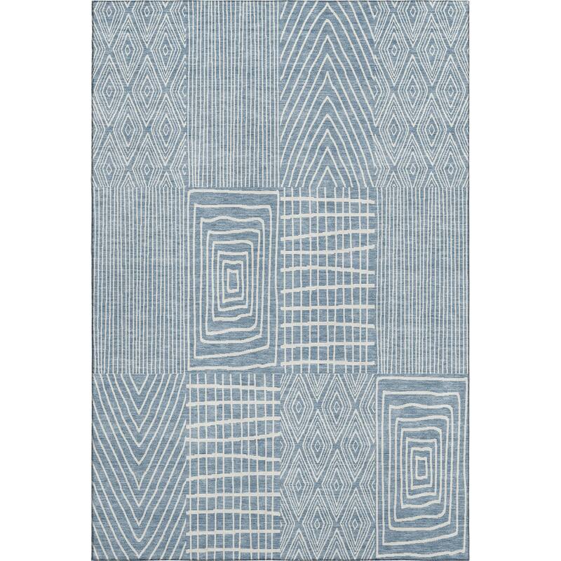 Premium Washable Super Soft Modern Geo Charm Mayfield Rug