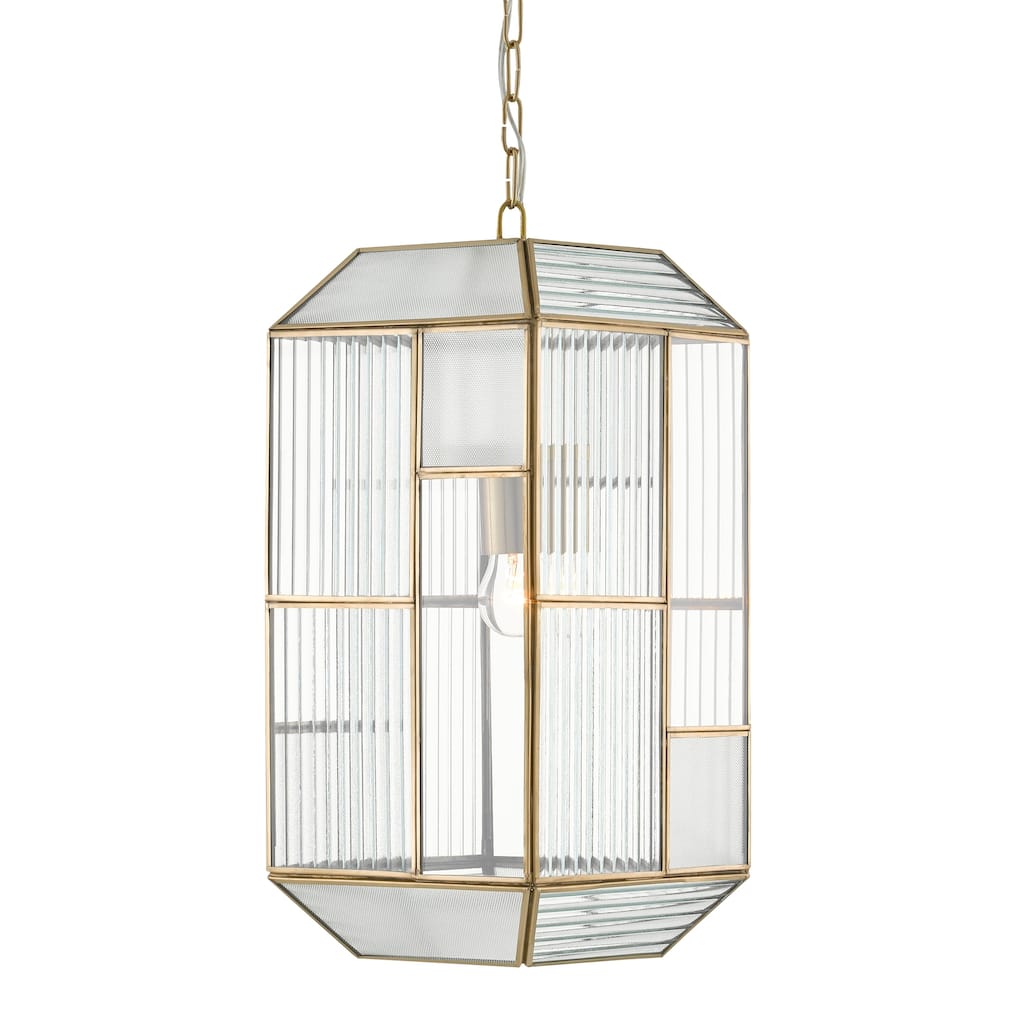 Currey & Company Bardolph Pendant - 19"h x 8.5"w x 8.5"d