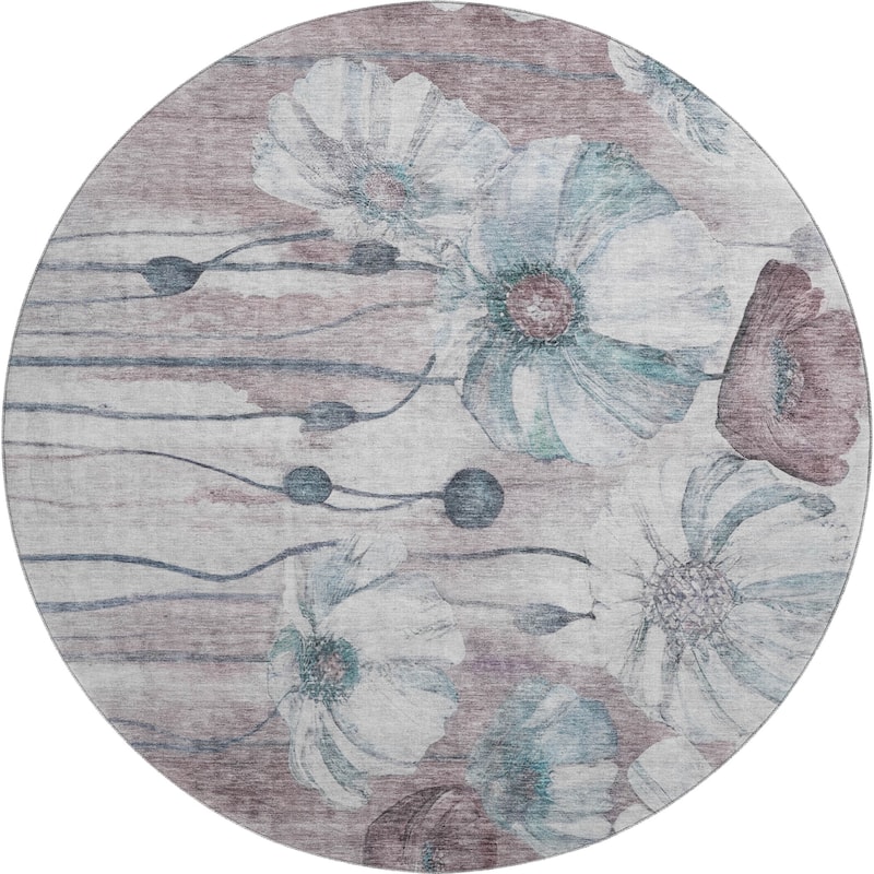 Premium Washable Super Soft Modern Floral Mayfield Rug