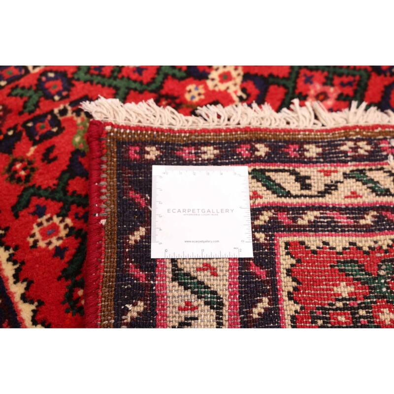 ECARPETGALLERY Hand-knotted Andelz Red Wool Rug - 2'8 x 9'0