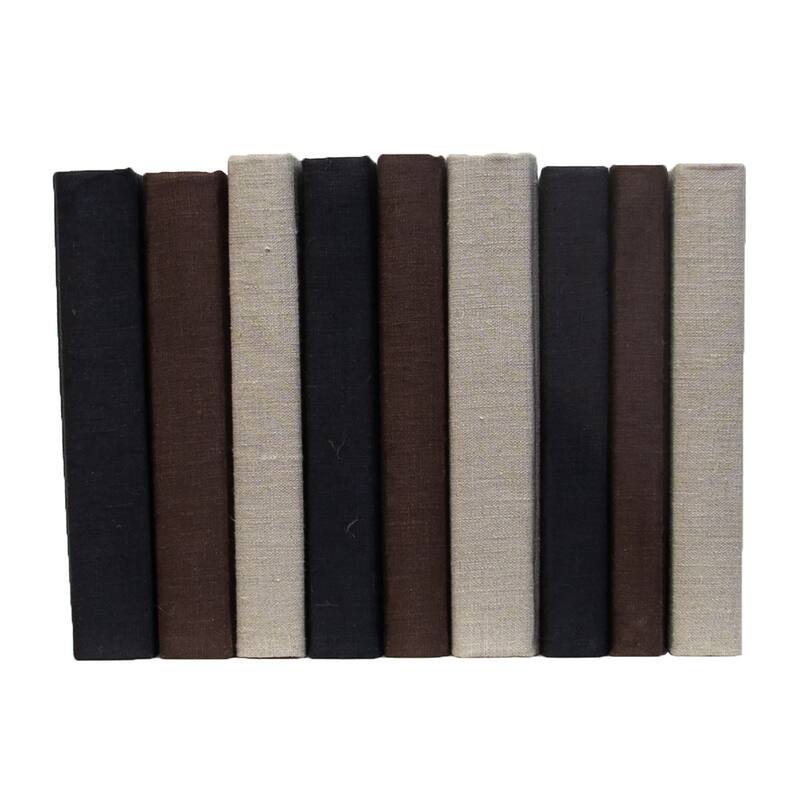 Books Brown Decorative Accessories: Onyx & Brown Linen ColorPak