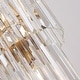 preview thumbnail 19 of 19, KAYLA 125 in. 20-Light Gold Crystal Chandelier- High Ceiling Lighting Fixture - 78.7in