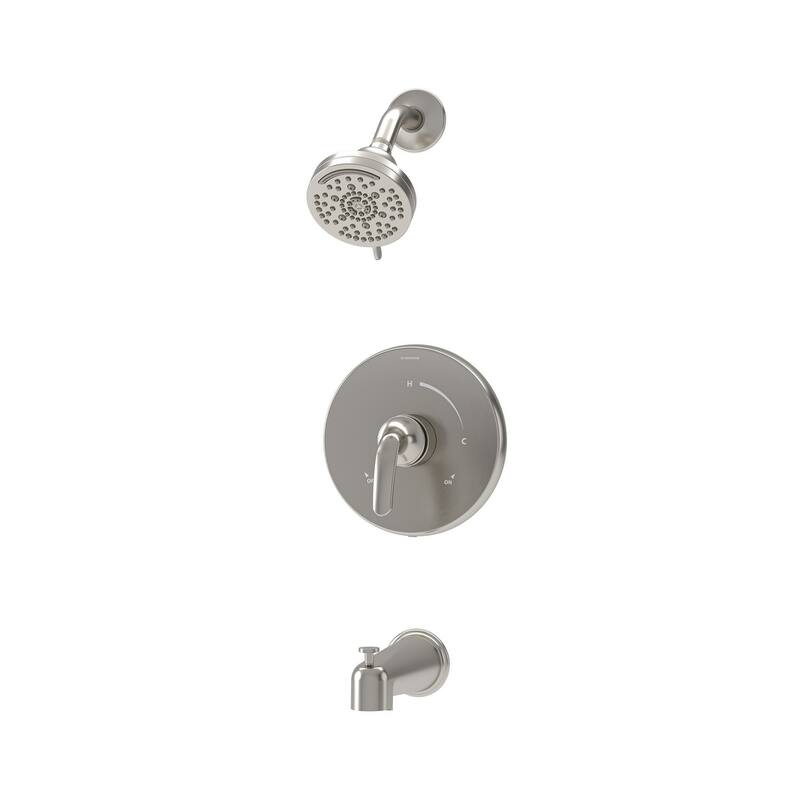 Symmons 559215TRM Elm Tub and Shower Trim Package with 1.5 GPM Multi - Satin Nickel