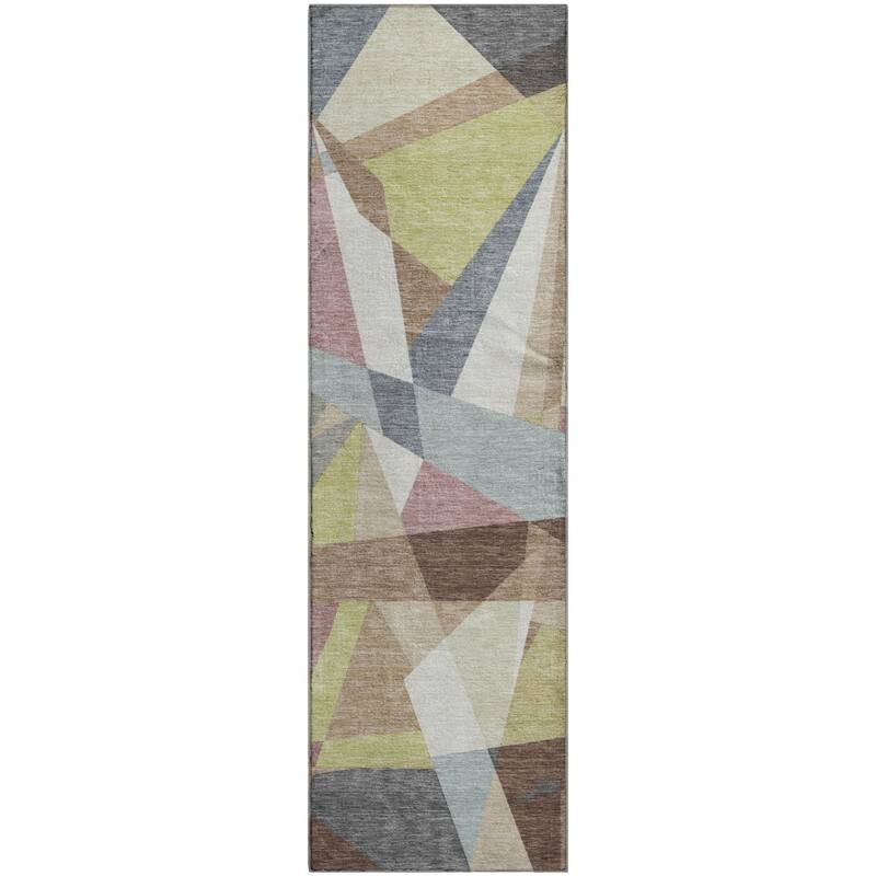 Premium Washable Super Soft Abstract Mosaic Mayfield Rug