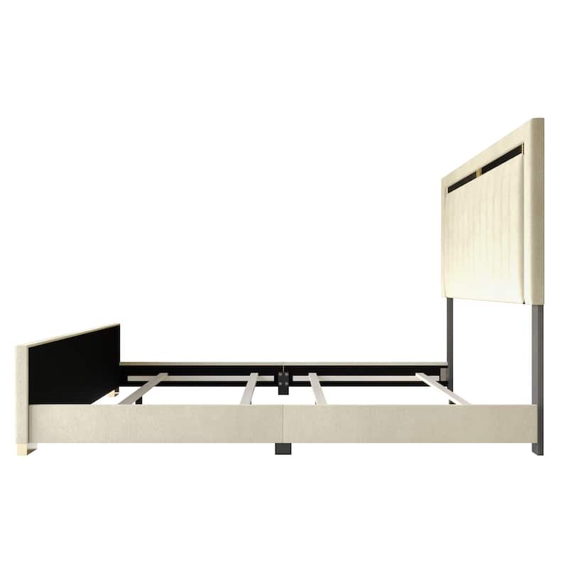 Clayfell Olathe Upholstered Panel Bed