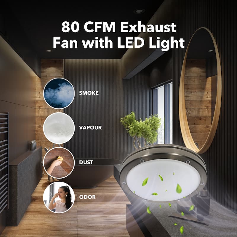 Hunter Bath Fan - Oasis Bath Ventilator With Light and Night Light