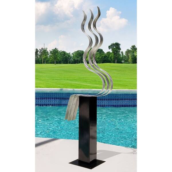 Shop Statements2000 Large Silver Abstract Metal Sculpture Garden