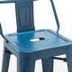 preview thumbnail 5 of 30, Metal Bar Stools Set of 4,Bar Stool with Low Back for Indoor/Outdoor Barstools