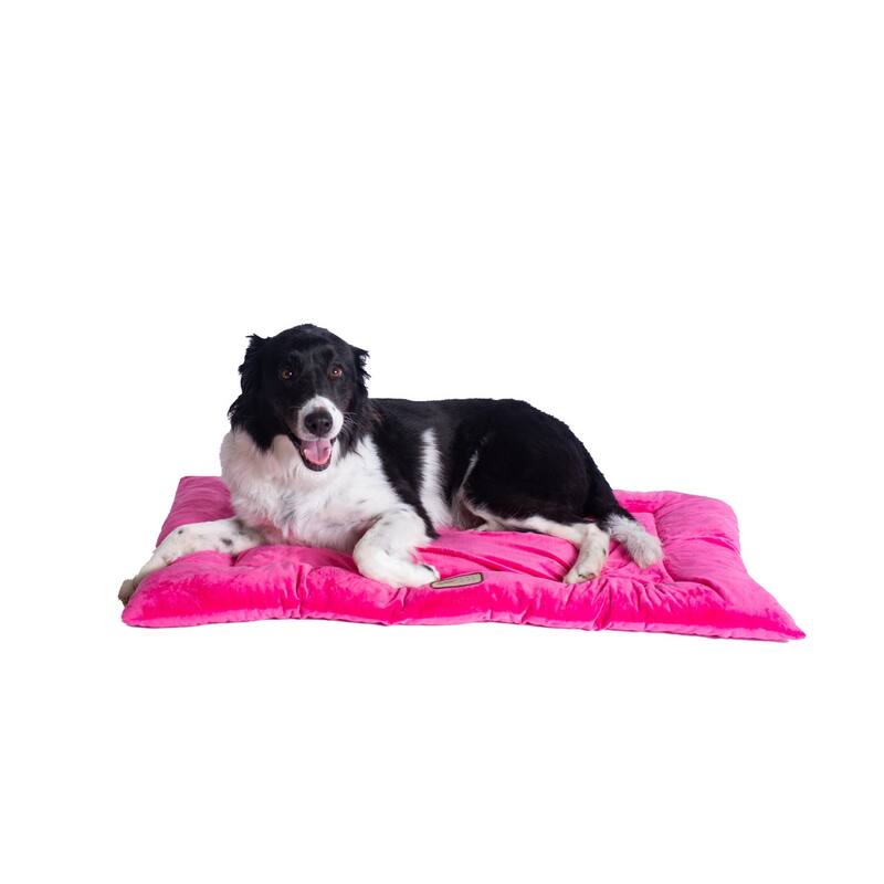 Pet Bed Mat, Dog Crate Soft Pad With Poly Fill Cushion
