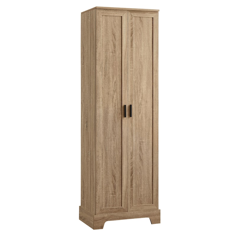 Versatile Storage Cabinet with Adjustable Shelves, Anti-Tipping Design and Spacious Interior for Bathroom, Diningroom and More